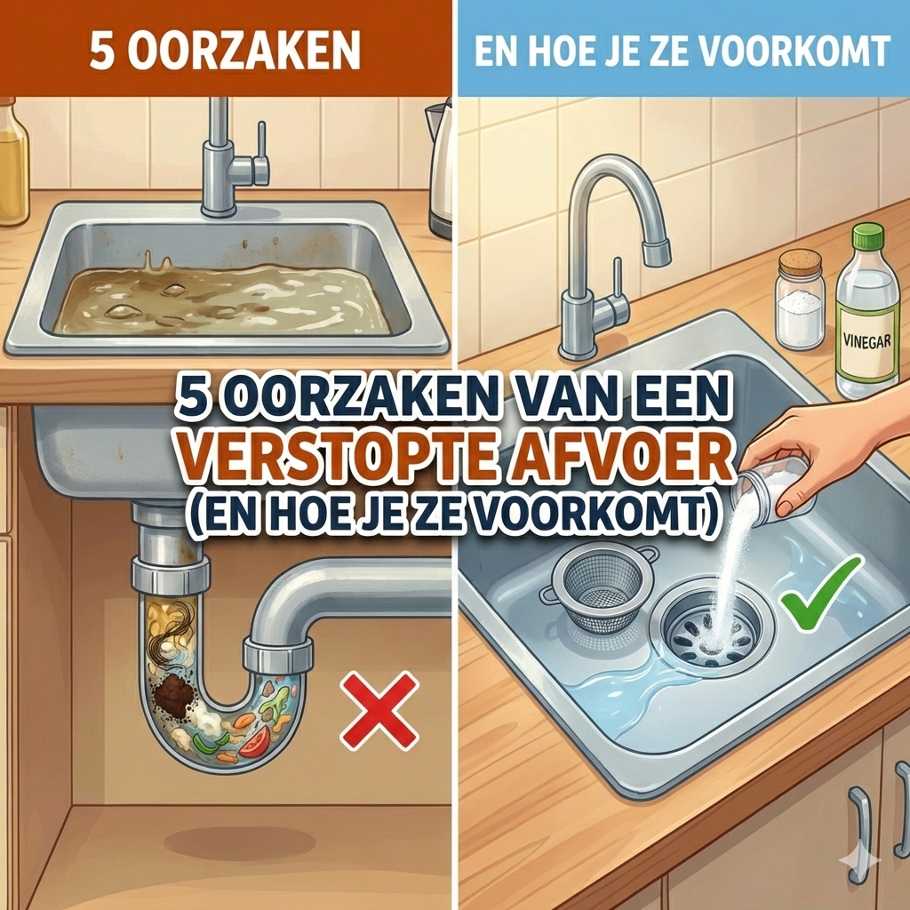 5 oorzaken van een verstopte afvoer (en hoe je ze voorkomt)